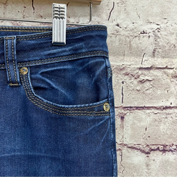 DL 1961 Angel Mid Rise Skinny Stretch Medium Wash Jeans - Picture 4 of 12